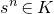 s Superscript n Baseline element of upper K