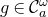 g element of script upper C Subscript a Superscript omega