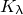 upper K Subscript lamda