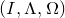 left parenthesis upper I comma normal upper Lamda comma normal upper Omega right parenthesis