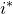 i Superscript asterisk