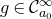 g element of script upper C Subscript a 0 Superscript normal infinity