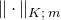 StartMetric dot EndMetric Subscript upper K semicolon m
