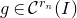 g element of script upper C Superscript r Super Subscript n Baseline left parenthesis upper I right parenthesis
