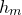 h Subscript m