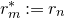 r Subscript m Superscript asterisk Baseline colon equals r Subscript n