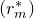 left parenthesis r Subscript m Superscript asterisk Baseline right parenthesis