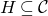upper H subset of or equal to script upper C