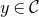 y element of script upper C