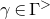 gamma element of normal upper Gamma Superscript greater than