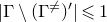 StartAbsoluteValue normal upper Gamma minus left parenthesis normal upper Gamma Superscript not equals Baseline right parenthesis Superscript prime Baseline EndAbsoluteValue less than or slanted equals 1