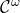 script upper C Superscript omega