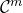 script upper C Superscript m
