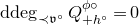 d d e g Subscript precedes German v Sub Superscript ring Baseline upper Q Subscript plus h Sub Superscript ring Superscript phi ring Baseline equals 0