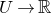 upper U right arrow double struck upper R