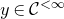 y element of script upper C Superscript less than normal infinity