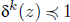 delta Superscript k Baseline left parenthesis z right parenthesis precedes or equal to 1