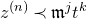 z Superscript left parenthesis n right parenthesis Baseline precedes German m Superscript j Baseline t Superscript k