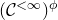 left parenthesis script upper C Superscript less than normal infinity Baseline right parenthesis Superscript phi