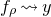 f Subscript rho Baseline right squiggle arrow y