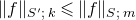 StartMetric f EndMetric Subscript upper S prime semicolon k Baseline less than or slanted equals StartMetric f EndMetric Subscript upper S semicolon m
