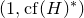 left parenthesis 1 comma c f left parenthesis upper H right parenthesis Superscript asterisk Baseline right parenthesis