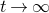 t right arrow normal infinity