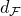 d Subscript script upper F