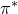 pi Superscript asterisk