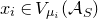x Subscript i Baseline element of upper V Subscript mu Sub Subscript i Baseline left parenthesis script upper A Subscript upper S Baseline right parenthesis
