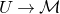 upper U right arrow script upper M