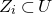 upper Z Subscript i Baseline subset of upper U