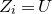 upper Z Subscript i Baseline equals upper U