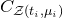 upper C Subscript script upper Z left parenthesis t Sub Subscript i Subscript comma mu Sub Subscript i Subscript right parenthesis