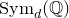 normal upper S normal y normal m Subscript d Baseline left parenthesis double struck upper Q right parenthesis