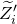 upper Z overtilde prime Subscript i