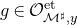 g element of script upper O Subscript script upper M Sub Superscript normal ♯ Subscript comma y Superscript normal e normal t