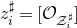 z Subscript i Superscript normal ♯ Baseline equals left bracket script upper O Subscript script upper Z Sub Subscript i Sub Superscript normal ♯ Subscript Baseline right bracket