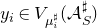 y Subscript i Baseline element of upper V Subscript mu Sub Subscript i Sub Superscript normal ♯ Baseline left parenthesis script upper A Subscript upper S Superscript normal ♯ Baseline right parenthesis