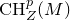 normal upper C normal upper H Subscript upper Z Superscript p Baseline left parenthesis upper M right parenthesis