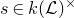 s element of k left parenthesis script upper L right parenthesis Superscript times