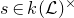 s element of k left parenthesis script upper L right parenthesis Superscript times