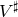 upper V Superscript normal ♯