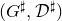 left parenthesis upper G Superscript normal ♯ Baseline comma script upper D Superscript normal ♯ Baseline right parenthesis