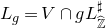 upper L Subscript g Baseline equals upper V intersection g upper L Subscript ModifyingAbove double struck upper Z With caret Superscript normal ♯