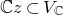 double struck upper C z subset of upper V Subscript double struck upper C