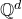 double struck upper Q Superscript d