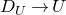 upper D Subscript upper U Baseline right arrow upper U