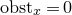 normal o normal b normal s normal t Subscript x Baseline equals 0