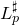 upper L Subscript p Superscript normal ♯